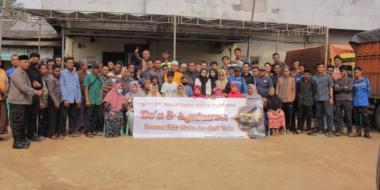 PT Waletindo Setia Persada Gelar Doa dan Syukuran-Ist/jambi-independent.co.id- PT Waletindo Setia Persada Gelar Doa dan Syukuran-Ist/jambi-independent.co.id-